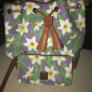Dooney & Bourke Daffodil Bucket Bag w/ Wristlet